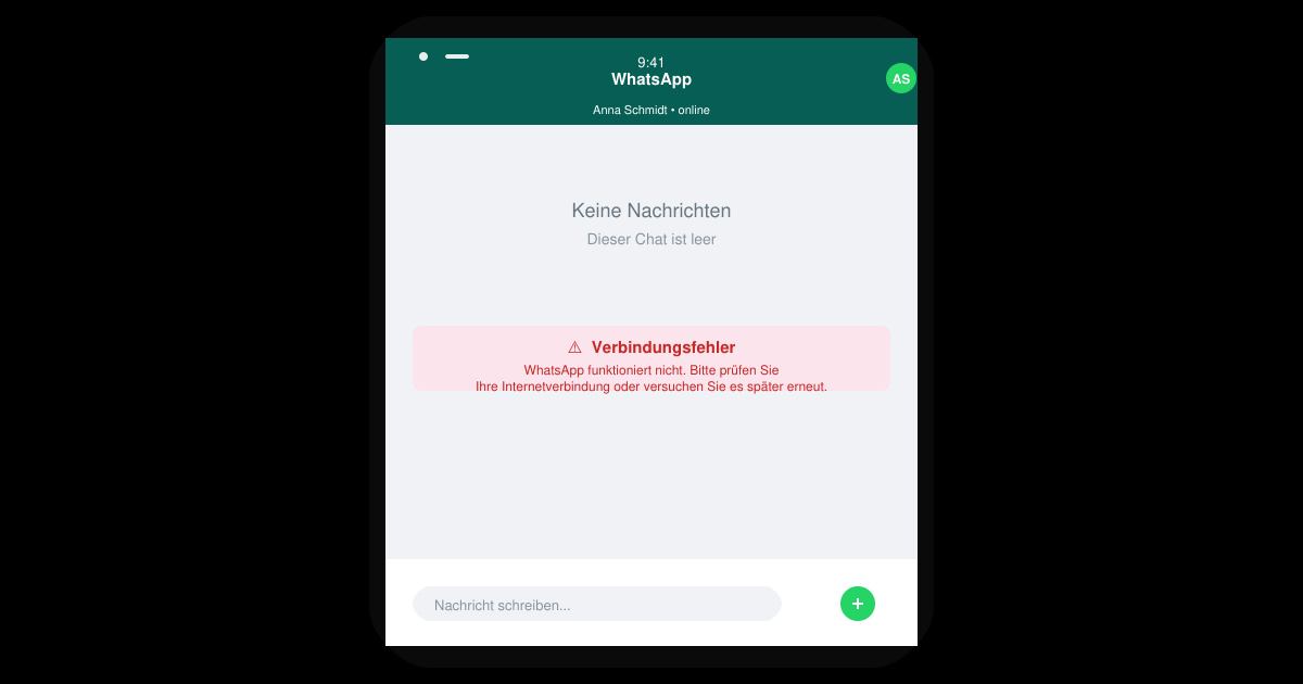 WhatsApp funktioniert nicht iPhone