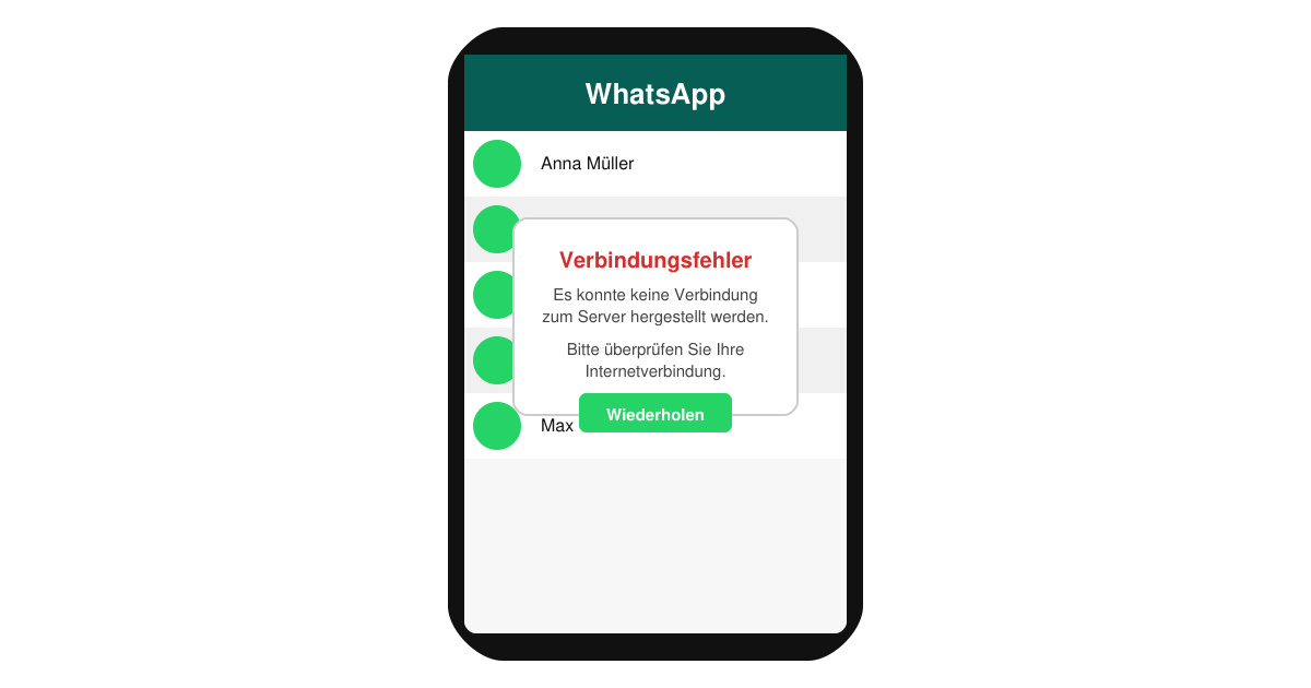 WhatsApp funktioniert nicht mehr