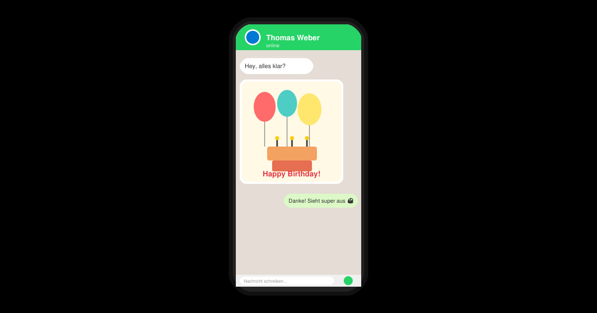 WhatsApp geburtstag mann kostenlos