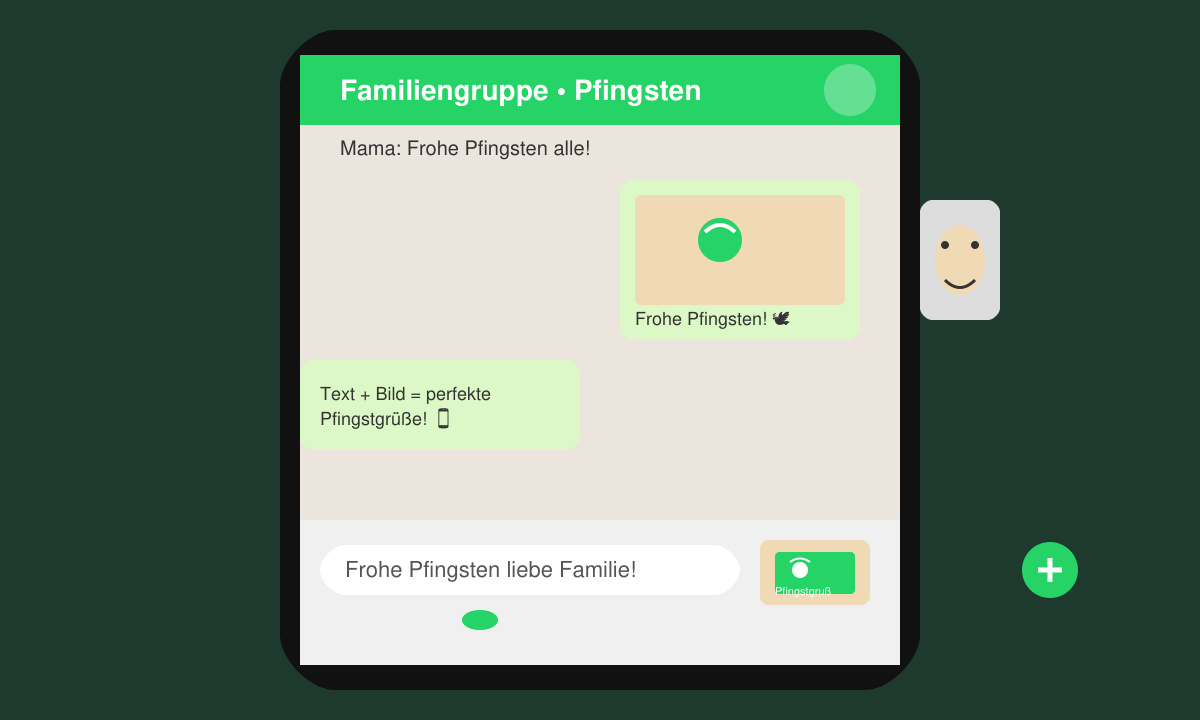 WhatsApp grüße zu pfingsten kostenlos