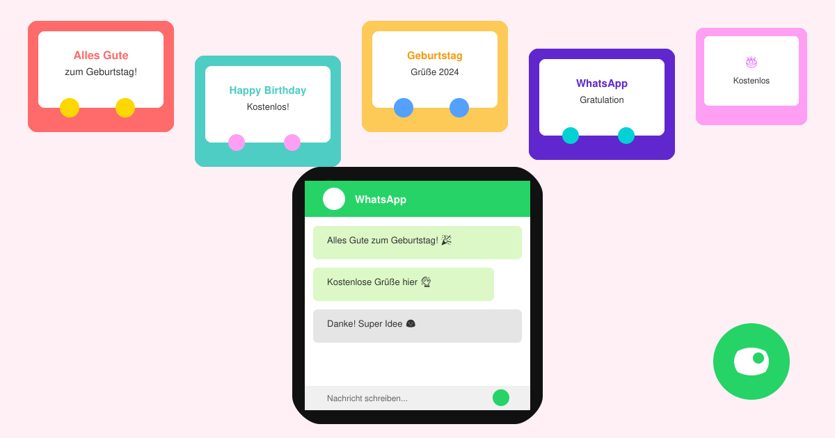 WhatsApp grüße zum geburtstag kostenlos