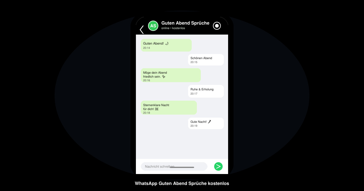 WhatsApp guten abend sprüche kostenlos