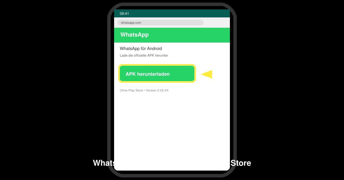 WhatsApp herunterladen ohne play store