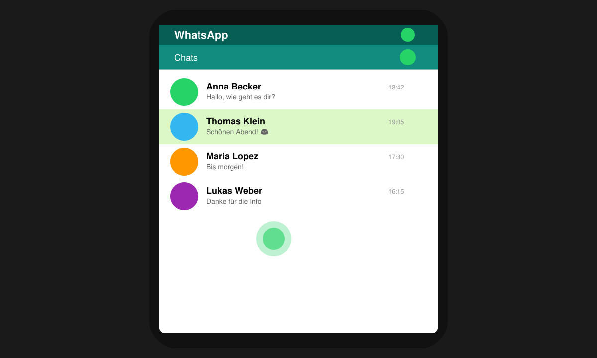 WhatsApp Chat öffnen für kostenlos schönen abend Gruß