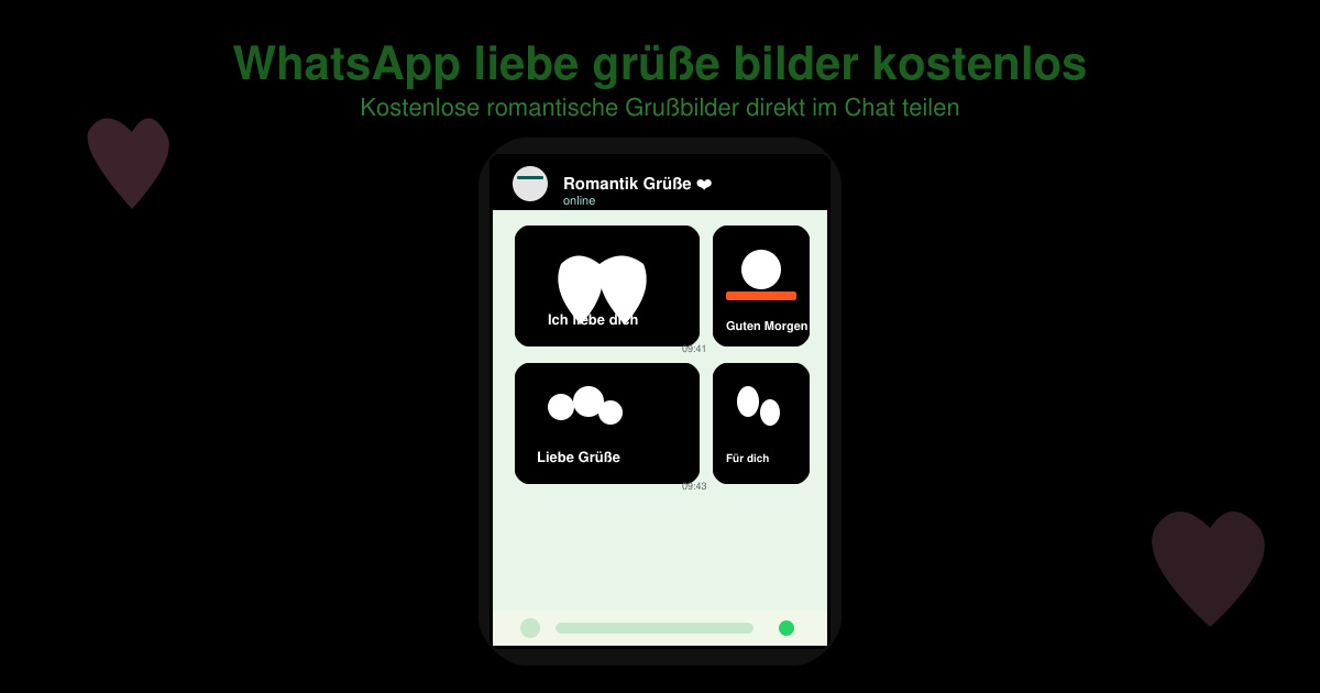 WhatsApp liebe grüße bilder kostenlos