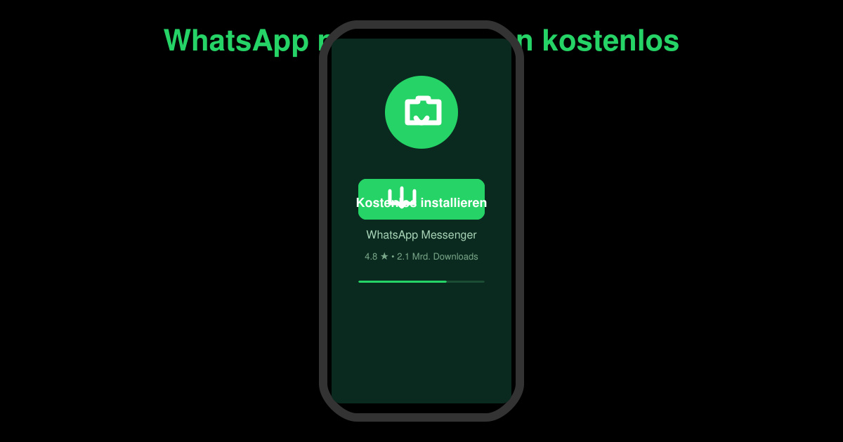 WhatsApp neu installieren kostenlos