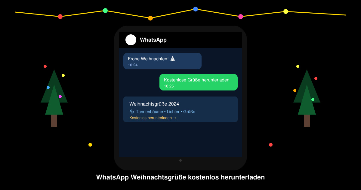 WhatsApp weihnachtsgrüße kostenlos herunterladen