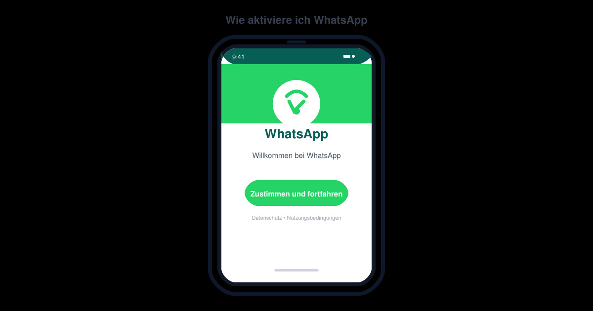 Wie aktiviere ich WhatsApp