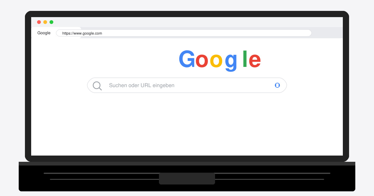 Wie bekomme ich Google auf mein laptop
