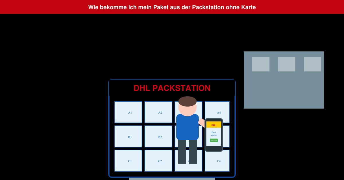 Wie bekomme ich mein paket aus der Packstation ohne karte