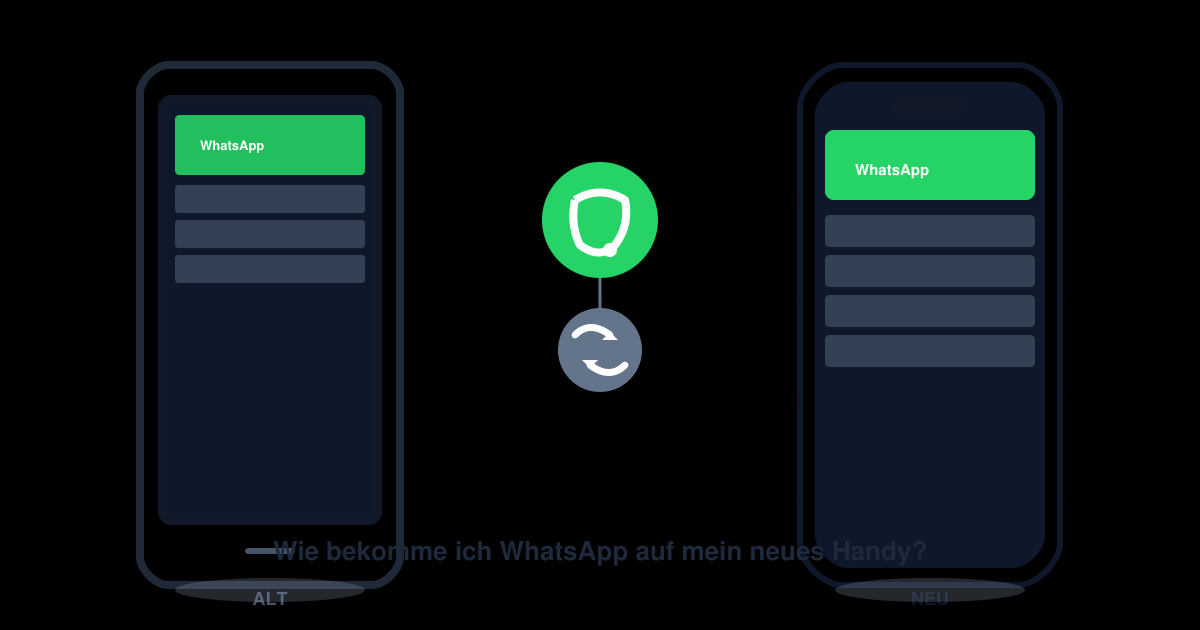 Wie bekomme ich WhatsApp auf mein neues handy
