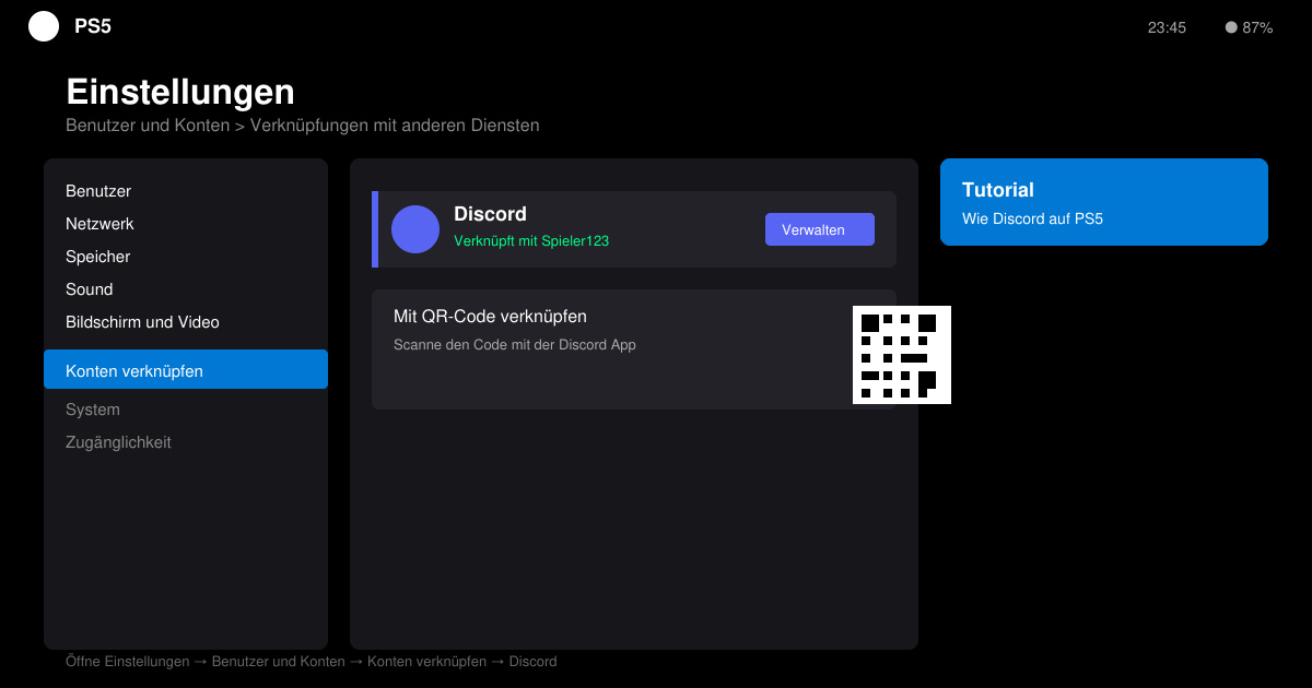 Wie Discord auf ps5
