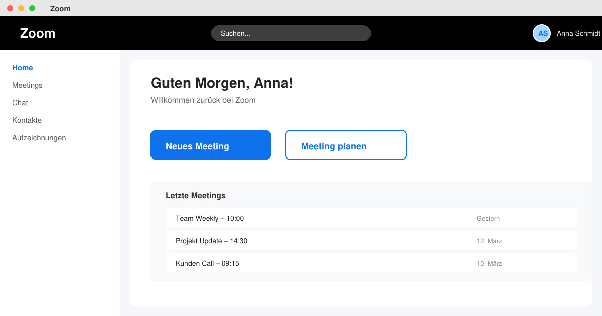 Wie erstelle ich einen Zoom link