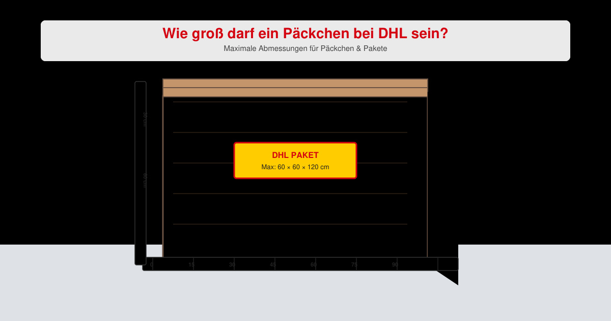 Wie groß darf ein päckchen bei DHL sein