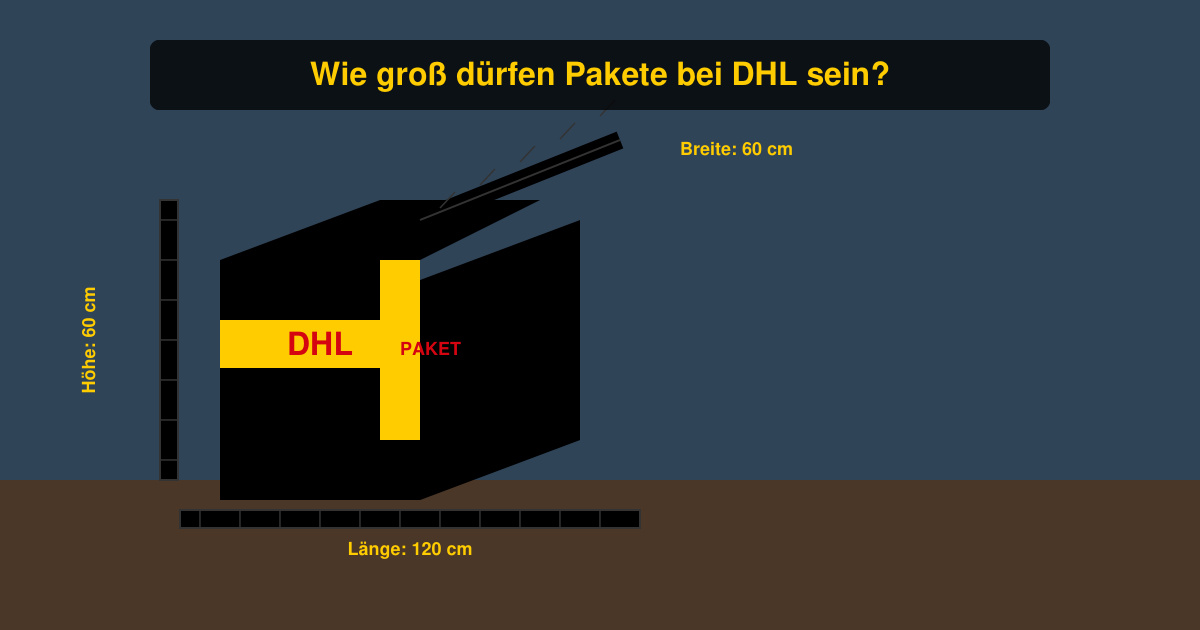 Wie groß dürfen pakete bei DHL sein