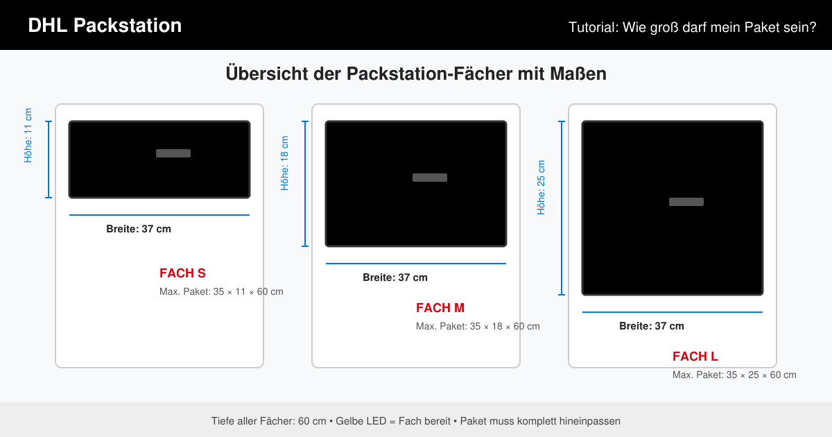 Wie groß paket Packstation
