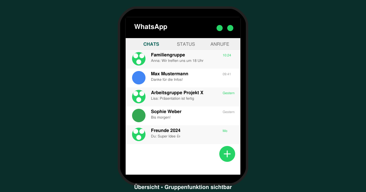 Wie gründe ich eine WhatsApp gruppe
