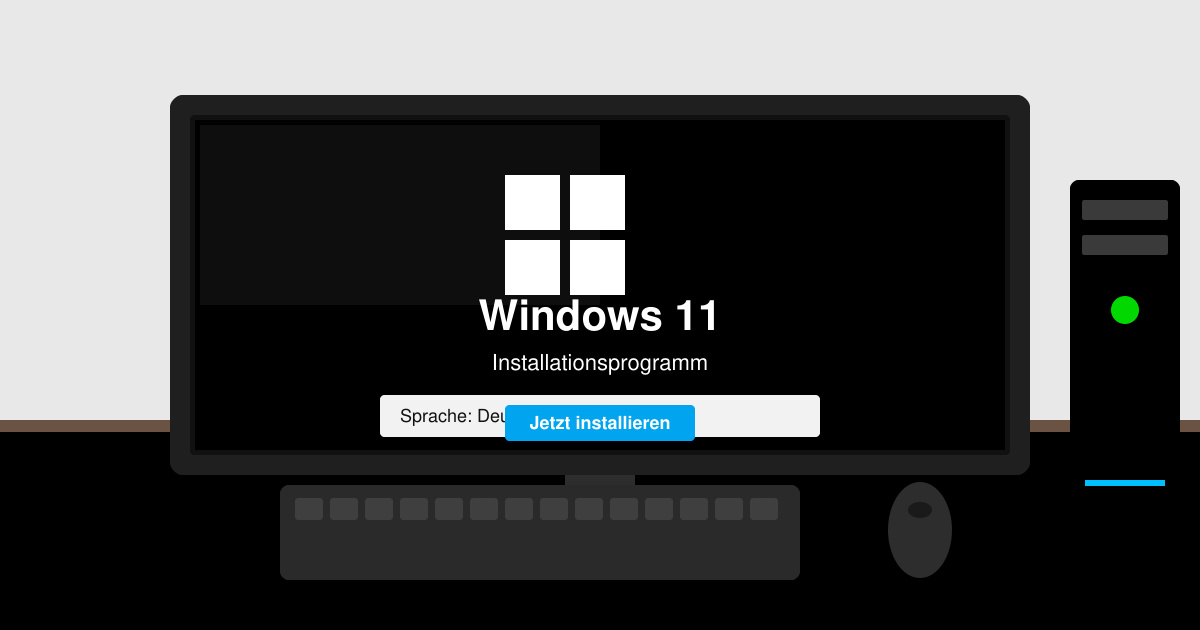 Wie installiert man Windows 11