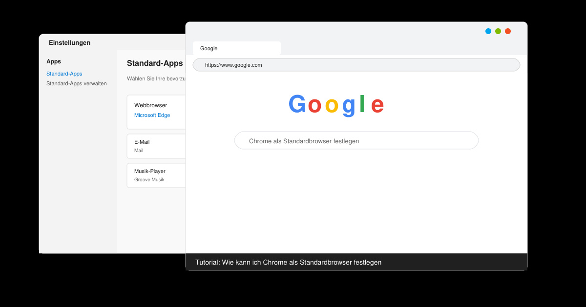 Wie kann ich Chrome als standardbrowser festlegen
