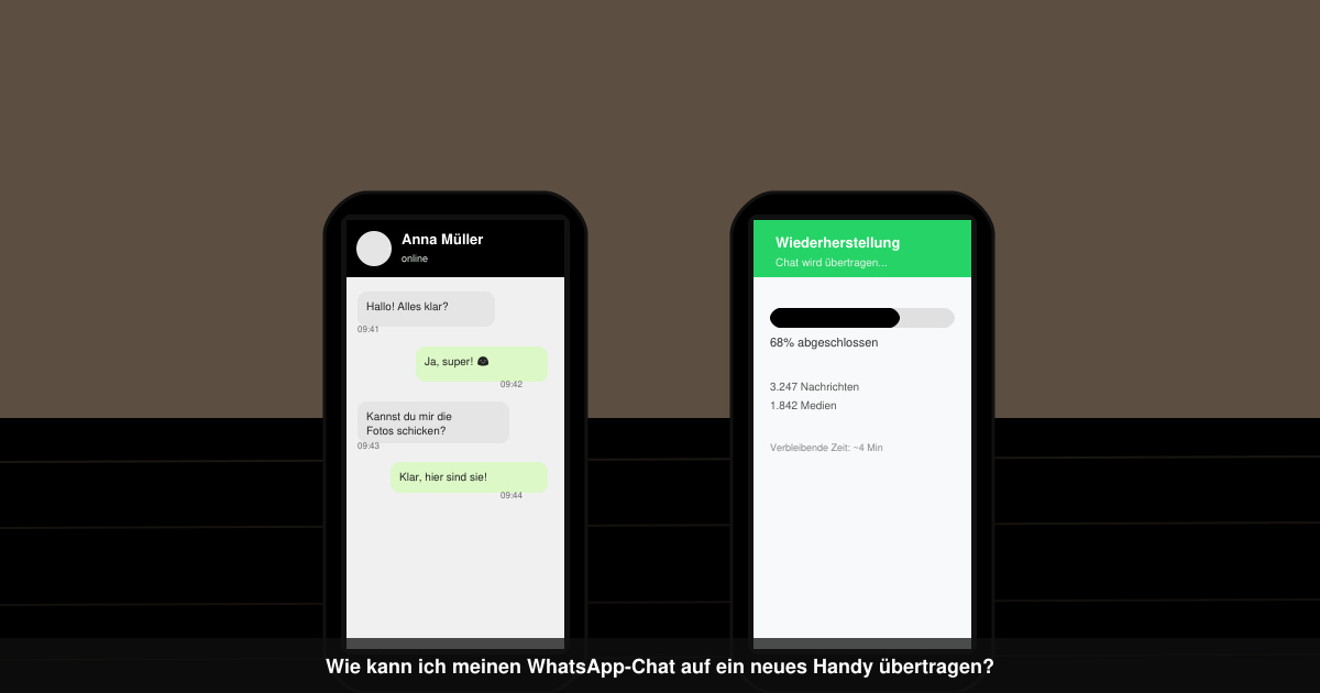 Wie kann ich mein WhatsApp chat auf neues handy übertragen