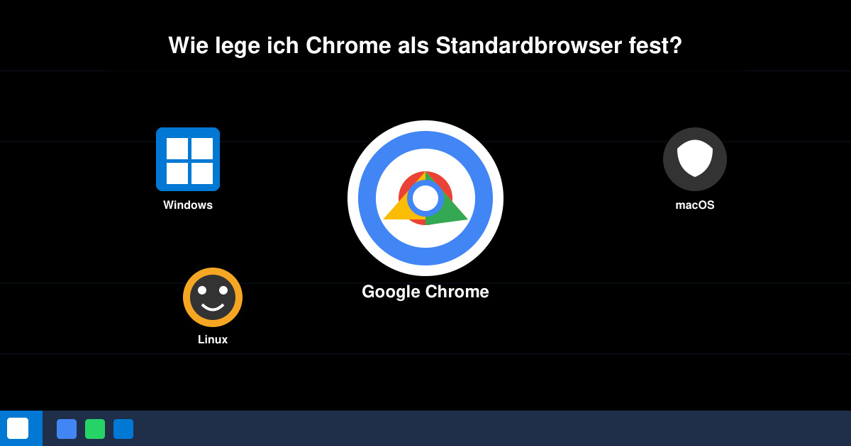 Wie lege ich Chrome als standardbrowser fest
