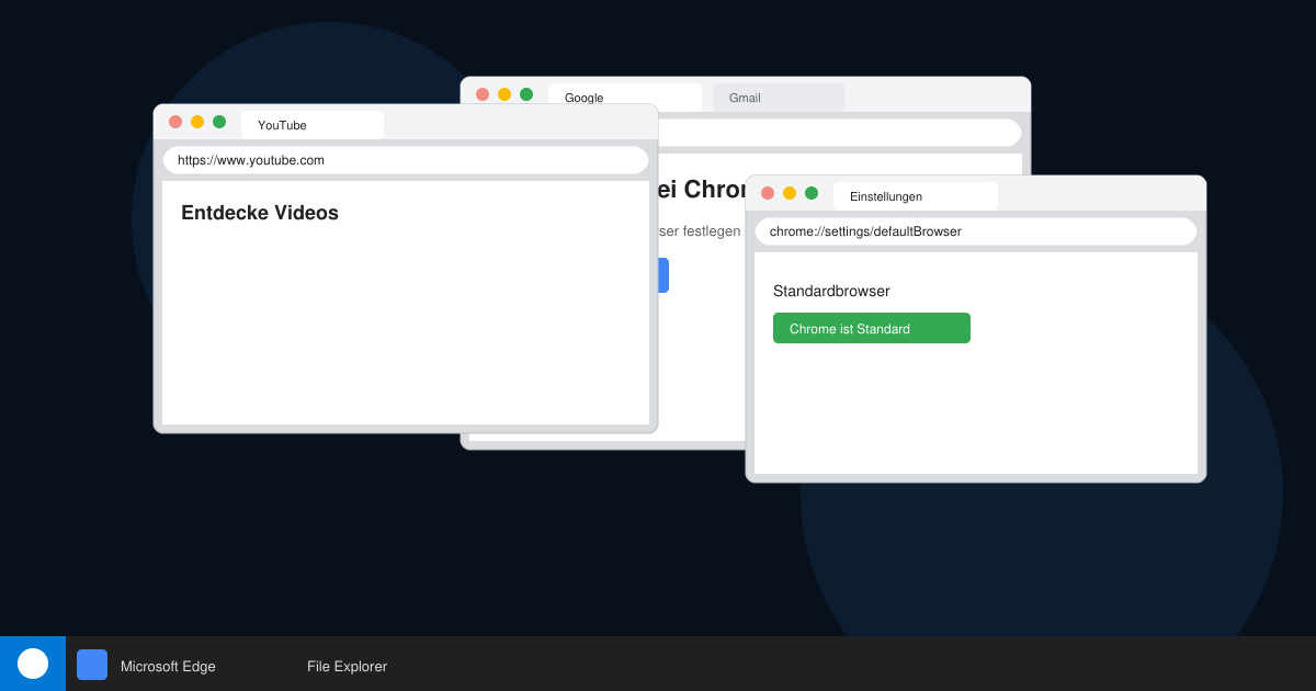 Wie mache ich Chrome zum standardbrowser