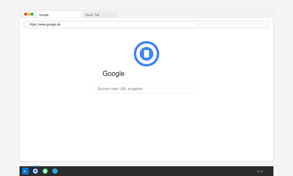 Chrome Taskleiste anheften Ergebnis