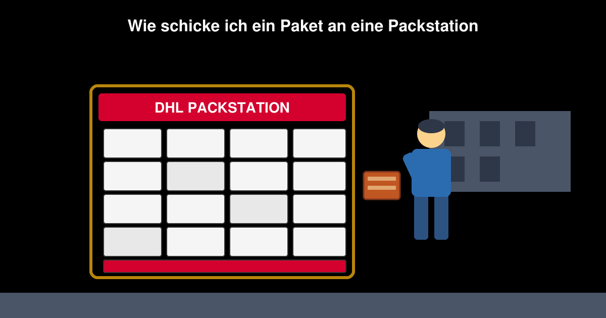 Wie schicke ich ein paket an eine Packstation