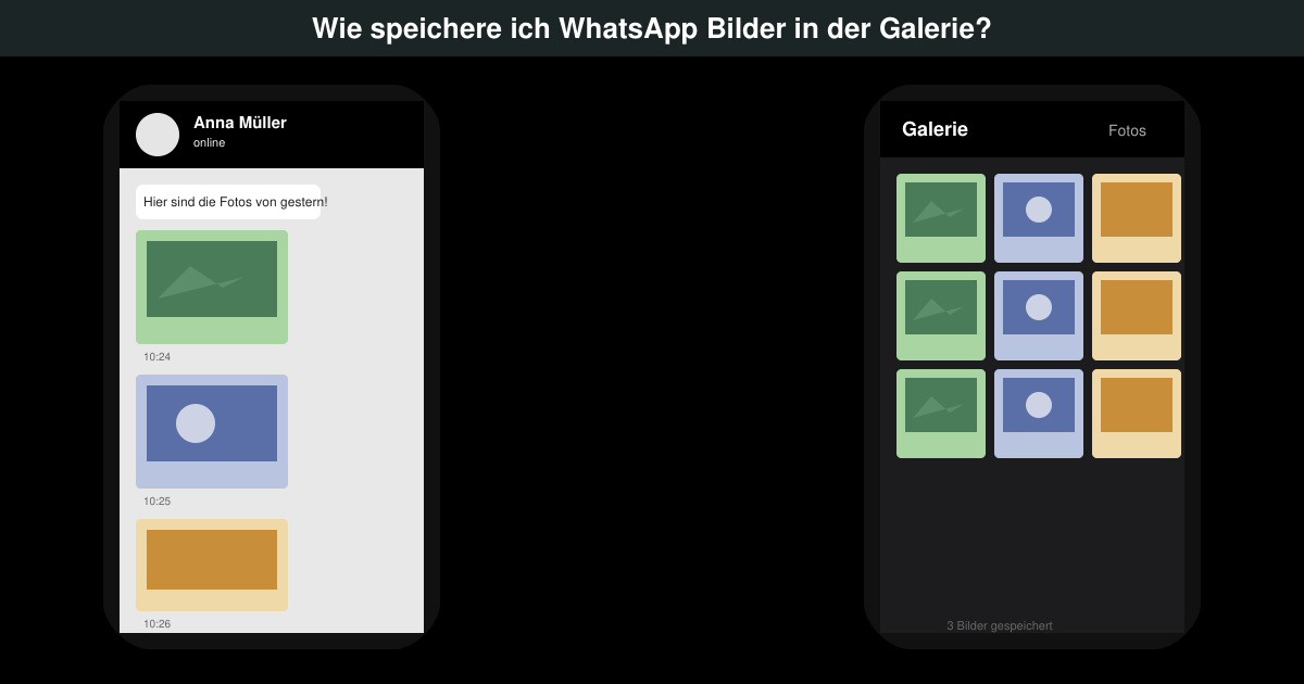 Wie speichere ich WhatsApp bilder in der galerie
