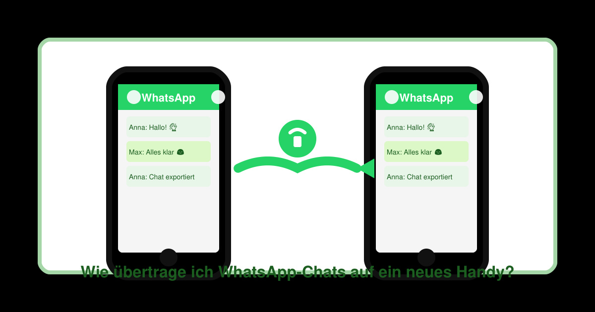 Wie übertrage ich WhatsApp chats auf neues handy