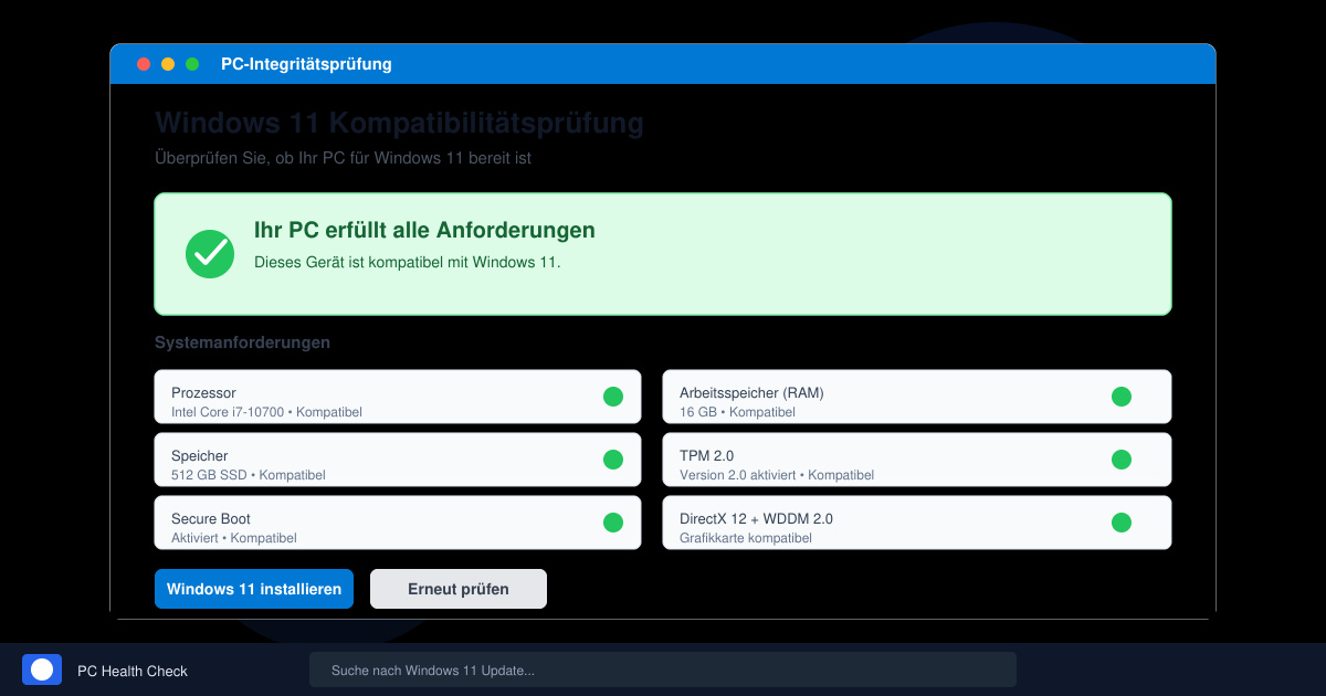 Wie update ich auf Windows 11