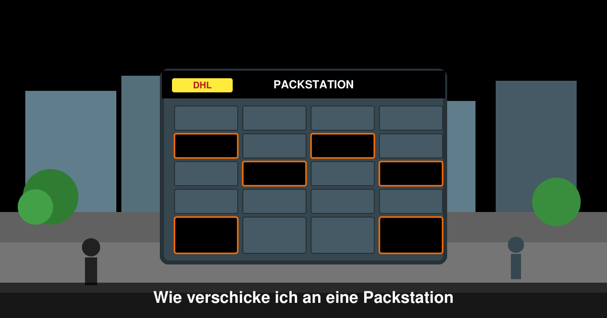 Wie verschicke ich an eine Packstation