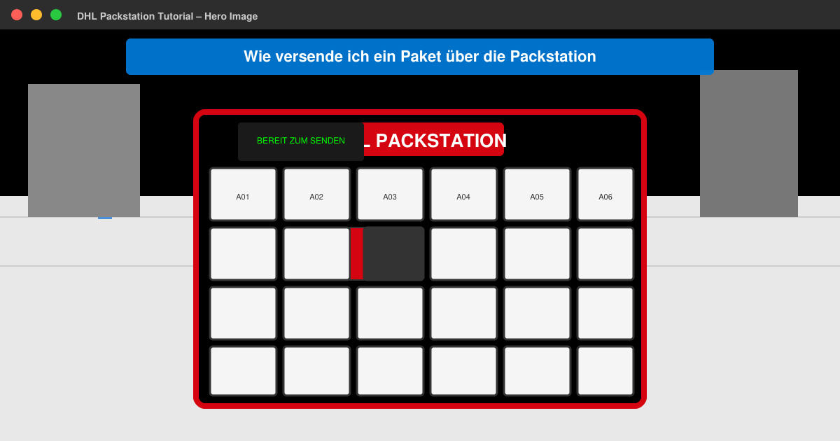 Wie versende ich ein paket über die Packstation