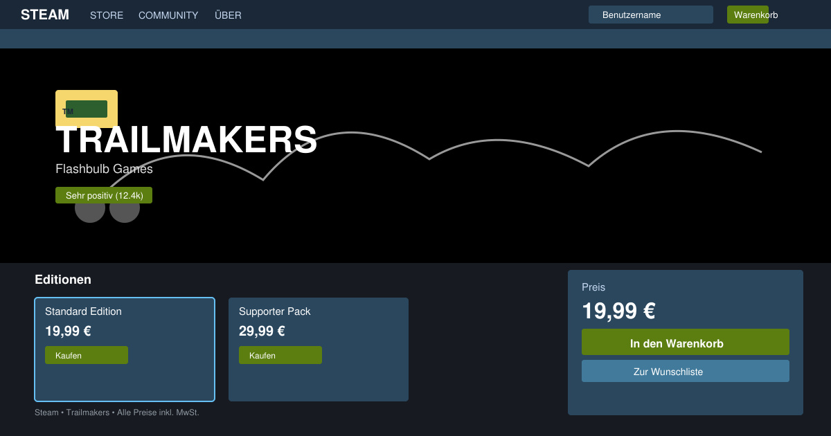 Wie viel kostet trailmakers auf Steam