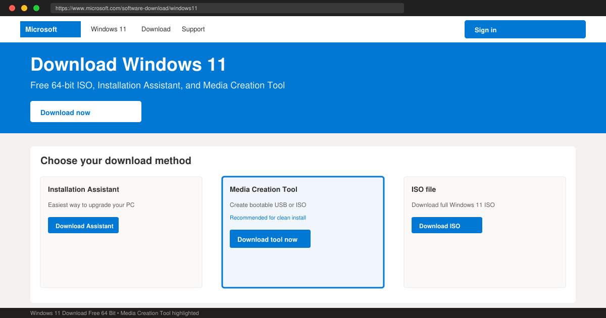 Windows 11 Download Free 64 Bit