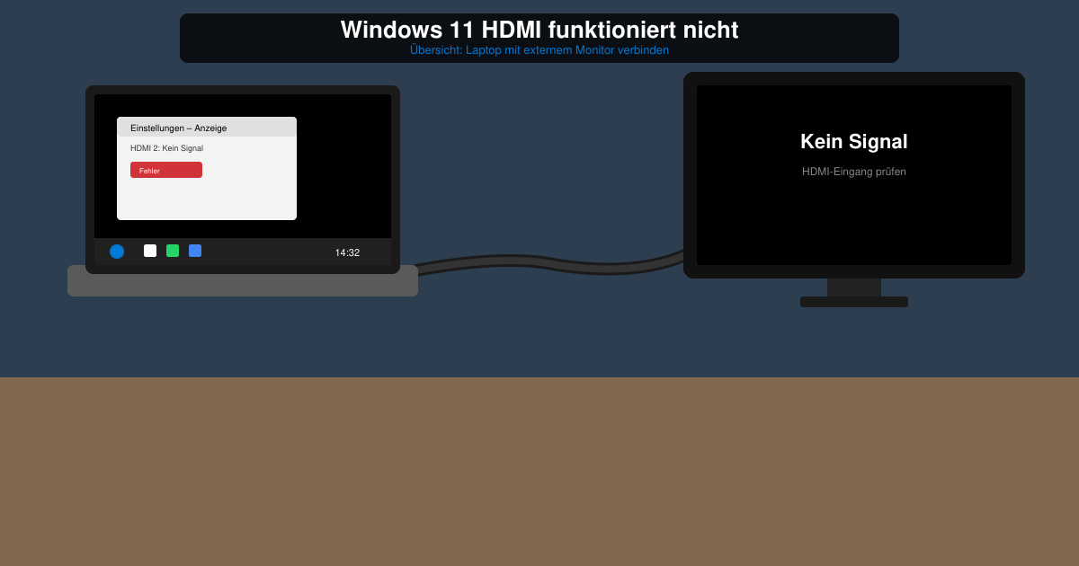 Windows 11 HDMI funktioniert nicht