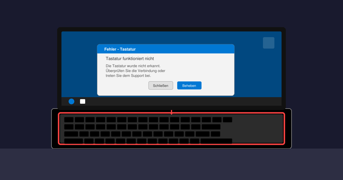 Windows 11 laptop tastatur funktioniert nicht