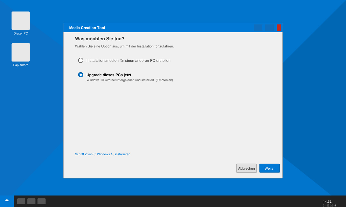 Windows 8.1 auf Windows 11 kostenlos – Media Creation Tool starten