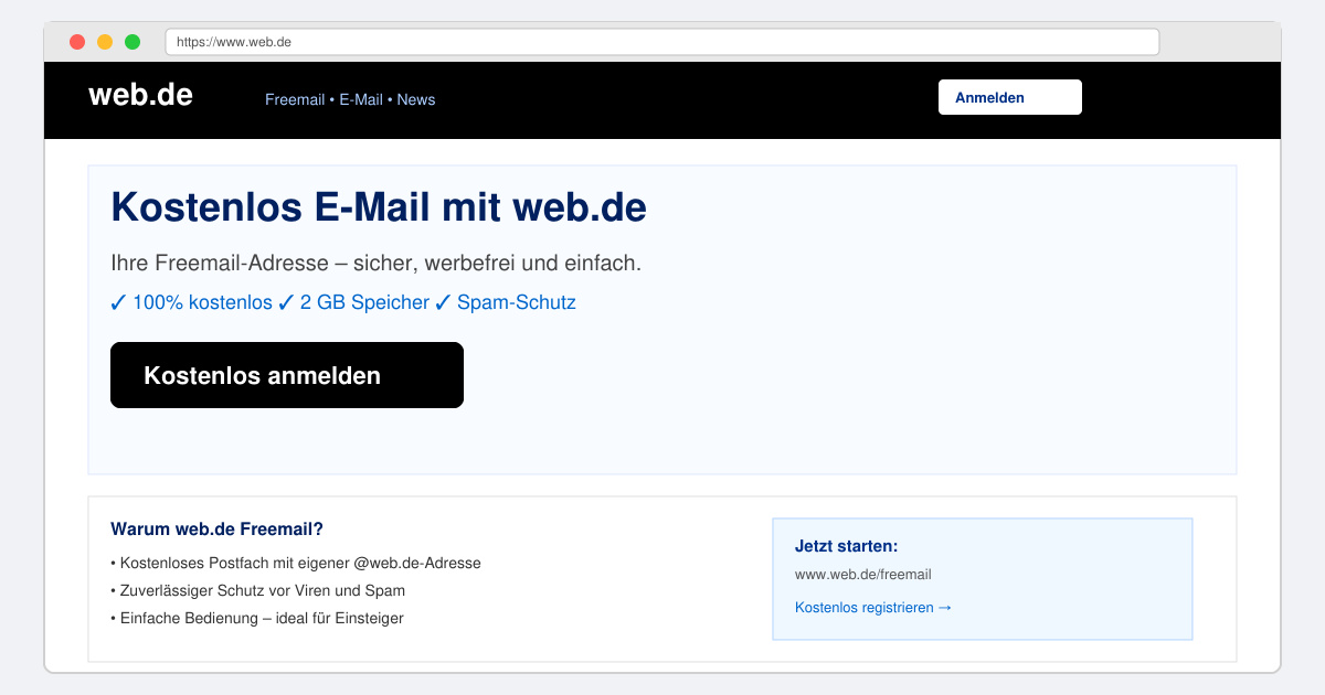Www web de freemail kostenlos