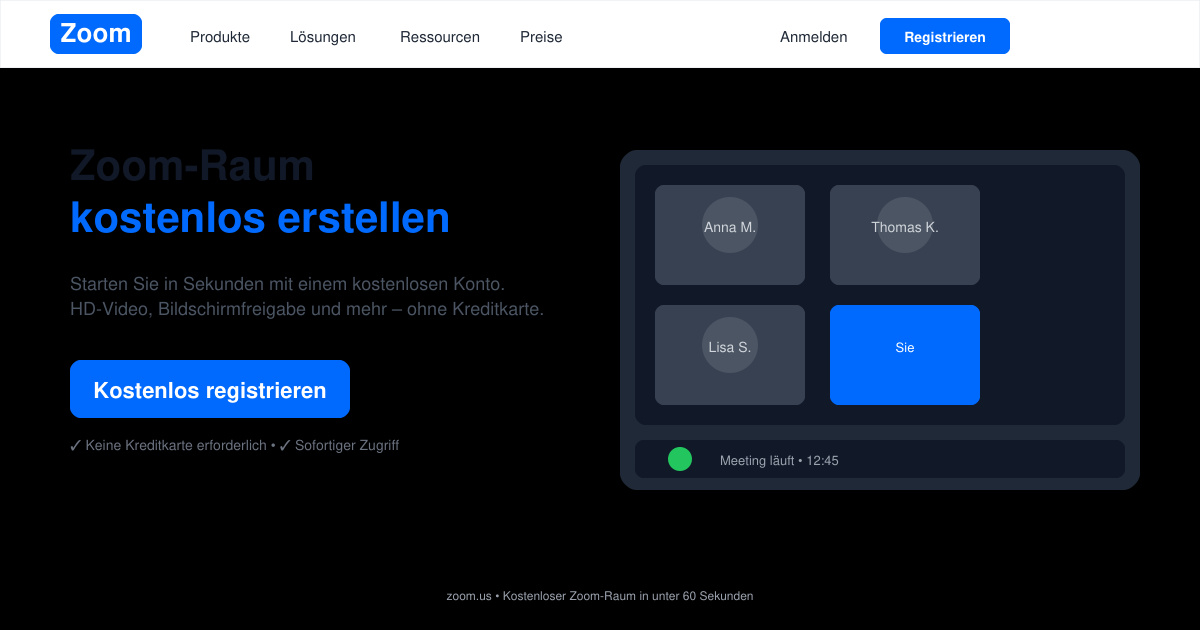 Zoom raum erstellen kostenlos