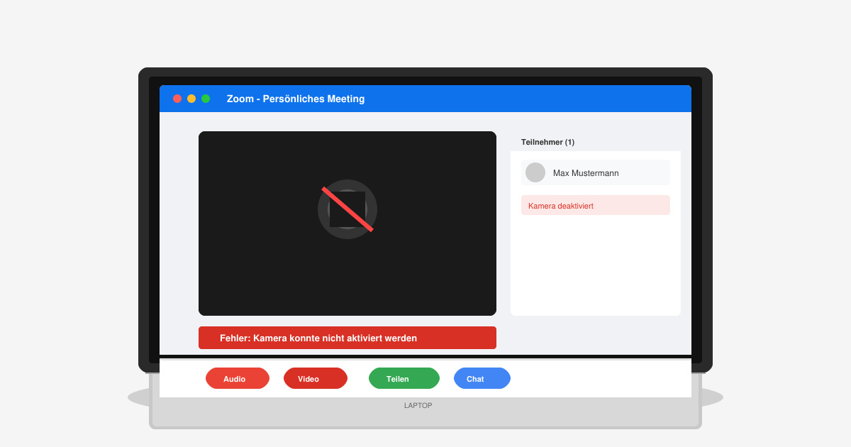 Zoom video geht nicht