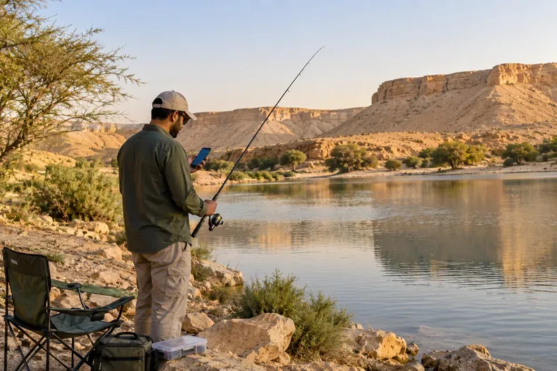 صيد الأسماك في منطقة الرياض خلال أكتوبر 2026: ما المسموح وما يحتاج تحققًا قبل رمي السنارة؟