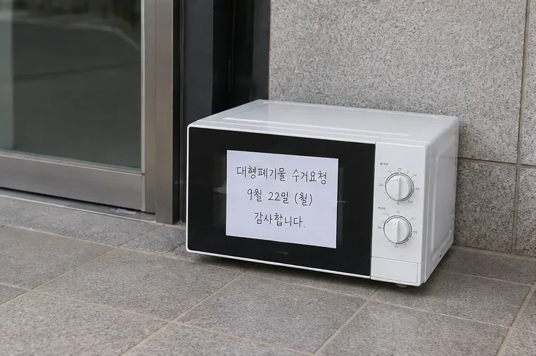 남양주에서 전자레인지 버리는 방법: 무료 폐가전 수거부터 대형폐기물 신고까지