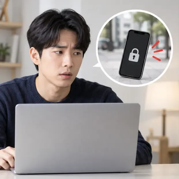모바일 주민등록증을 분실한 휴대폰에서 정지하는 방법
