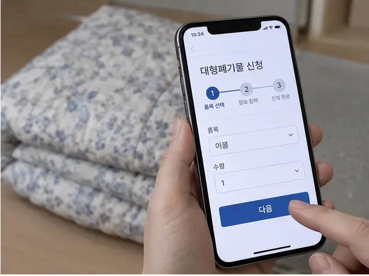 안산에서 이불 버리는 방법: 종량제봉투와 대형폐기물 신고 기준부터 배출까지