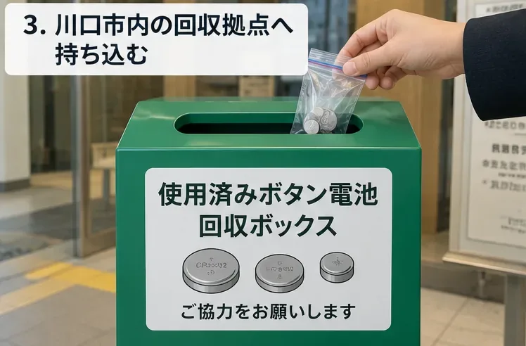 【2026年版】川口市でボタン電池を捨てる方法｜SR・PR・LRとCR・BRを間違えない