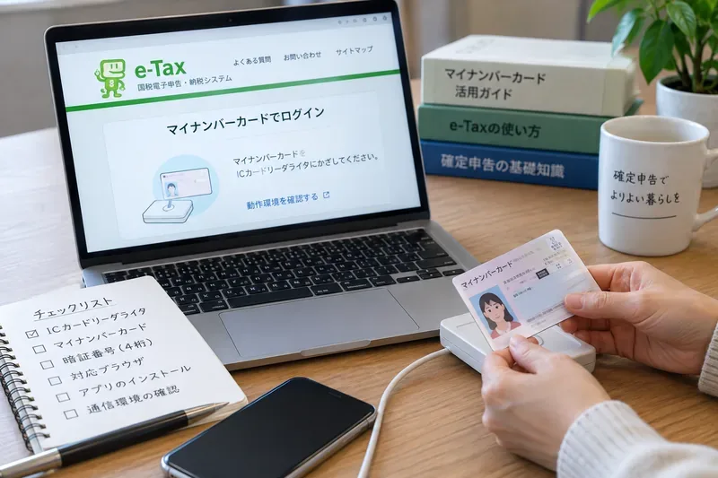 マイナンバーカードでe-Taxにログインできないときは？原因別の確認ポイントと切り替え目安