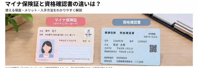 マイナ保険証と資格確認書の違いは？どちらを使うか迷ったときの判断ガイド