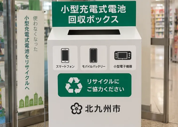 北九州市で膨らんだモバイルバッテリーを捨てる方法｜市の回収ボックスとJBRCの違い