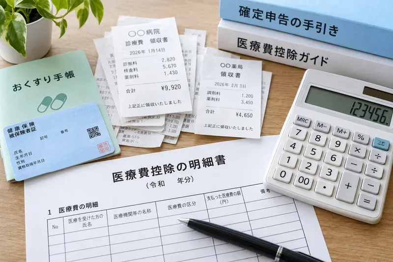 医療費控除はいくらから確定申告できる？10万円未満でも対象になる条件と計算方法